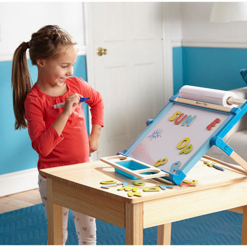 Deluxe Double Sided Tabletop Easel-Art Materials,Arts & Crafts,Baby Arts & Crafts,Drawing & Easels,Early Arts & Crafts,Games & Toys,Learn Alphabet & Phonics,Nurture Room,Painting Accessories,Primary Arts & Crafts,Primary Literacy,Stock-Learning SPACE