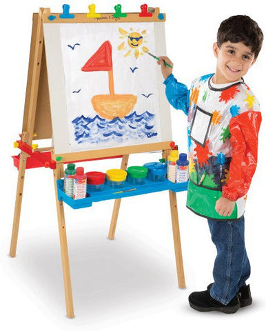 Deluxe Standing Art Easel – Inspire Creativity from Every Angle!-Art Materials,Arts & Crafts,Atelier,Drawing & Easels,Early Arts & Crafts,Nurture Room,Painting Accessories,Primary Arts & Crafts,Stock-Learning SPACE