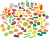 Deluxe Tasty Treats Play Set - 115 Toy Food Pieces-Calmer Classrooms, Feeding Skills, Gifts For 2-3 Years Old, Helps With, Imaginative Play, Kidkraft Toys, Kitchens & Shops & School, Play Food, Stock-Learning SPACE