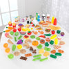 Deluxe Tasty Treats Play Set - 115 Toy Food Pieces-Calmer Classrooms, Feeding Skills, Gifts For 2-3 Years Old, Helps With, Imaginative Play, Kidkraft Toys, Kitchens & Shops & School, Play Food, Stock-Learning SPACE