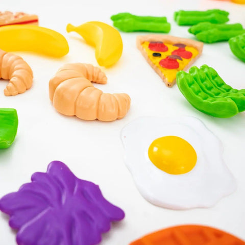 Deluxe Tasty Treats Play Set - 115 Toy Food Pieces-Calmer Classrooms, Feeding Skills, Gifts For 2-3 Years Old, Helps With, Imaginative Play, Kidkraft Toys, Kitchens & Shops & School, Play Food, Stock-Learning SPACE