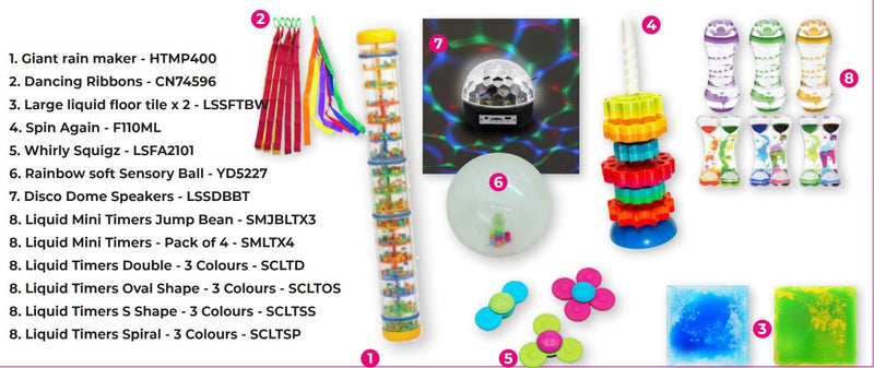 Deluxe Visual Fun Sensory Box, Sensory toy Learning SPACE