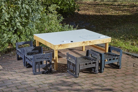 Designers Whiteboard Table (Nursery)-Cosy Direct,Cosy Outdoor,Rectangular,Table-Learning SPACE