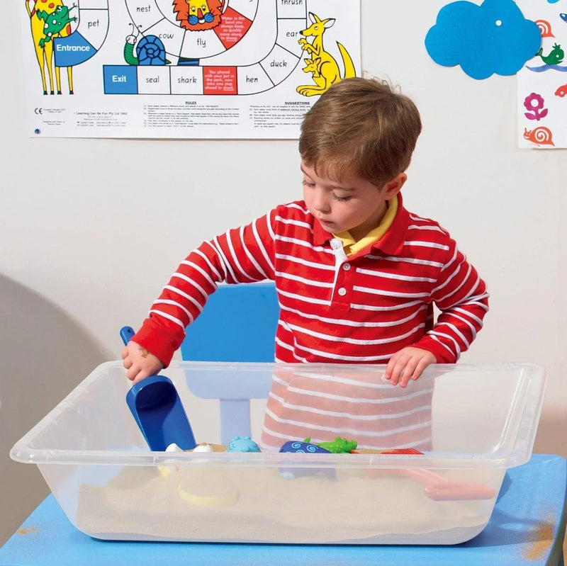 Desk Top Water Activity Tub - Translucent, Learning SPACE