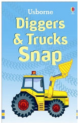 Diggers & Trucks Snap Cards-Early Years Maths, Maths, Memory Pattern & Sequencing, Primary Maths, Primary Travel Games & Toys, Stock, Usborne Books-Learning SPACE