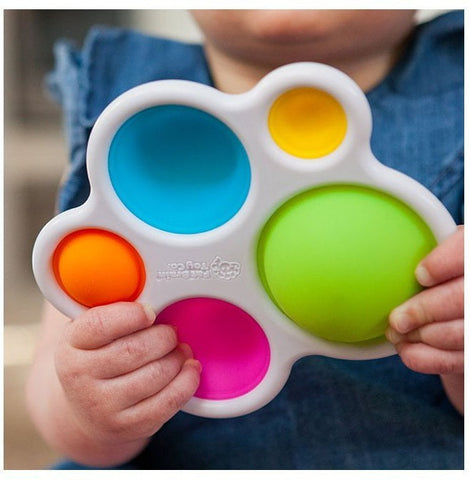 Dimpl - Fidget Buttons for Little Fingers-ADD/ADHD,AllSensory,Calming & Anxiety,Early Years Sensory Play,Fat Brain Toys,Fidget,Helps With,Neuro Diversity,Push Popper,Sensory Seeking,Stock,Tactile Toys & Books-Learning SPACE