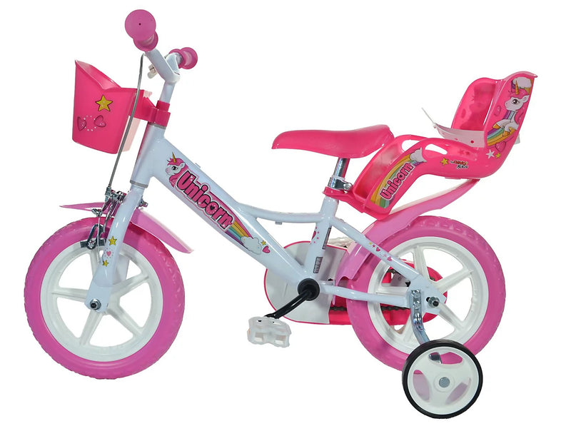 Dino Bikes - Unicorn Bicycle 12", 14", 16", Learning SPACE