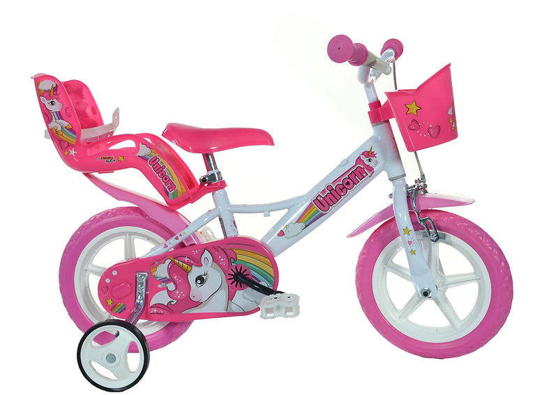Dino Bikes - Unicorn Bicycle 12", 14", 16", Learning SPACE