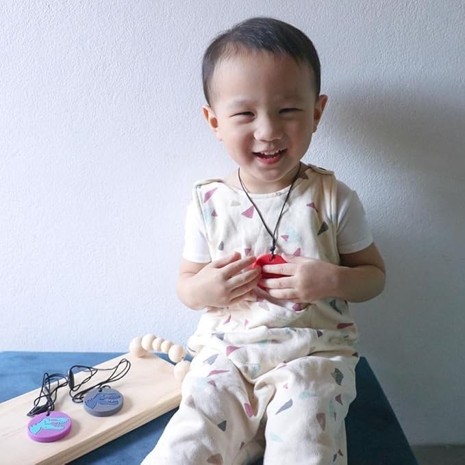Dino Chew Pendant, Chew Aids Learning SPACE