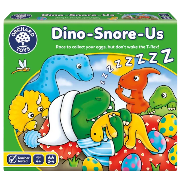 Dino-Snore-Us Game-Dinosaurs. Castles & Pirates, Games & Toys, Orchard Toys, Primary Games & Toys, Table Top & Family Games-O18108-Learning SPACE