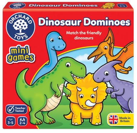 Dinosaur Dominoes Mini Game, Learning SPACE