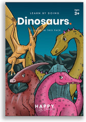 Dinosaur Flashcards-Dinosaurs. Castles & Pirates,Happy Little Doers,Imaginative Play-Learning SPACE