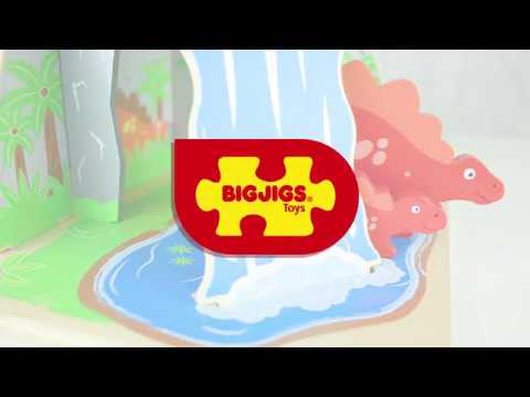 Dinosaur Island-Bigjigs Toys,Dinosaurs. Castles & Pirates,Dropship,Gifts For 3-5 Years Old,Imaginative Play,Stock,Wooden Toys-Learning SPACE