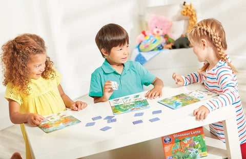Dinosaur Lotto Game-Dinosaurs. Castles & Pirates,Early years Games & Toys,Early Years Maths,Games & Toys,Imaginative Play,Maths,Maths Toys,Memory Pattern & Sequencing,Orchard Toys,Primary Games & Toys,Primary Maths,Stock,Table Top & Family Games-Learning SPACE