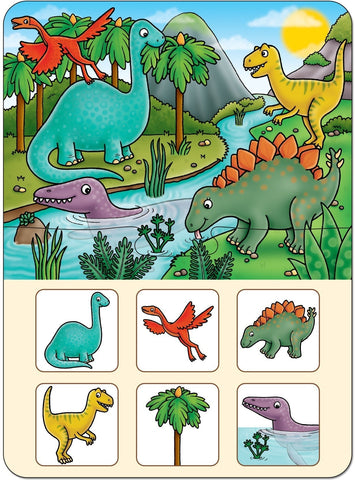 Dinosaur Lotto Game-Dinosaurs. Castles & Pirates,Early years Games & Toys,Early Years Maths,Imaginative Play,Maths,Maths Toys,Memory Pattern & Sequencing,Orchard Toys,Primary Games & Toys,Primary Maths,Stock,Table Top & Family Games-Learning SPACE