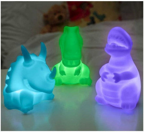 Dinosaur Night Lights-AllSensory, Calmer Classrooms, Dinosaurs. Castles & Pirates, Helps With, Imaginative Play, Life Skills, Lumez, Sensory Light Up Toys, Sleep Issues, Stock, Tobar Toys-Learning SPACE