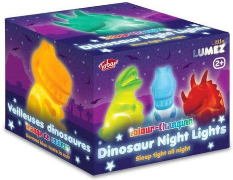 Dinosaur Night Lights-AllSensory, Calmer Classrooms, Dinosaurs. Castles & Pirates, Helps With, Imaginative Play, Life Skills, Lumez, Sensory Light Up Toys, Sleep Issues, Stock, Tobar Toys-Learning SPACE