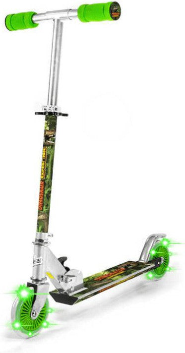 Dinosaur Scooter with 2 Light Up Wheels, Learning SPACE