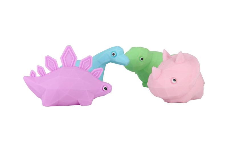 Dinosaur Stress Shapes - 4 Squishy Sensory Dinos, Learning SPACE
