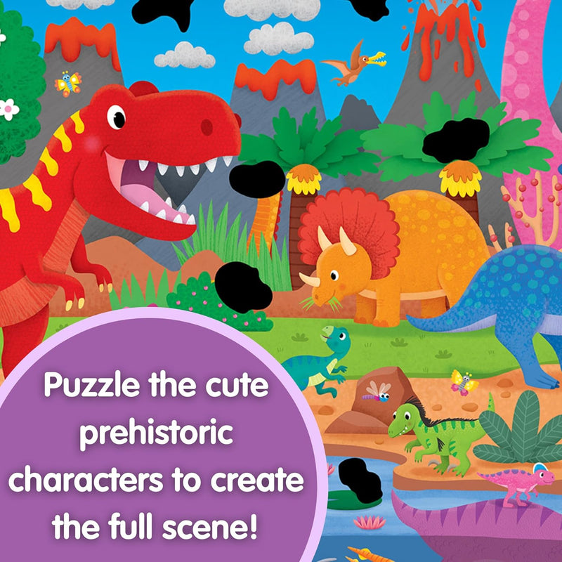 Dinosaurs Magic Puzzle - 50 Piece Jigsaw Puzzle, Learning SPACE