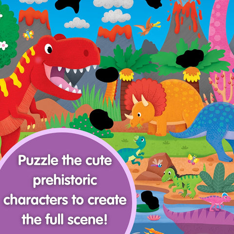 Dinosaurs Magic Puzzle - 50 Piece Jigsaw Puzzle, Learning SPACE