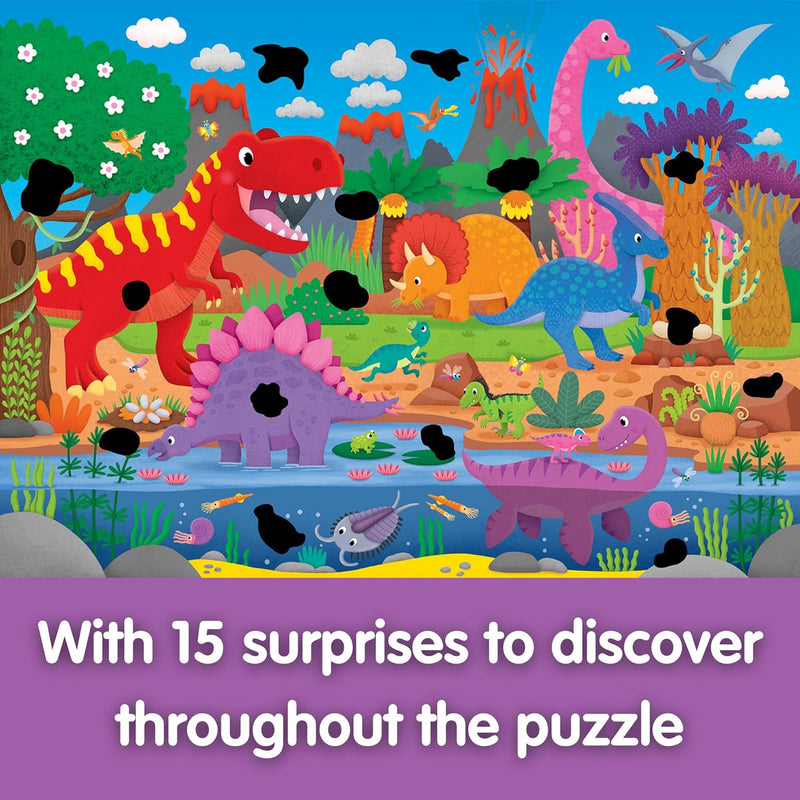 Dinosaurs Magic Puzzle - 50 Piece Jigsaw Puzzle, Learning SPACE