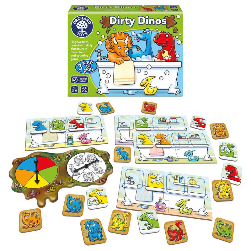 Dirty Dinos - Colour and Counting Game, Learning SPACE