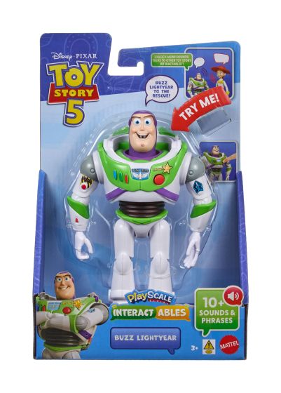 Disney and Pixar Toy Story 5 Interactables Talking Buzz Figure, Learning SPACE