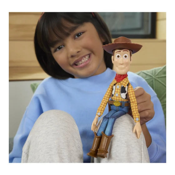 Disney and Pixar Toy Story 5 Playscale 7" Woody Ragdoll, Learning SPACE