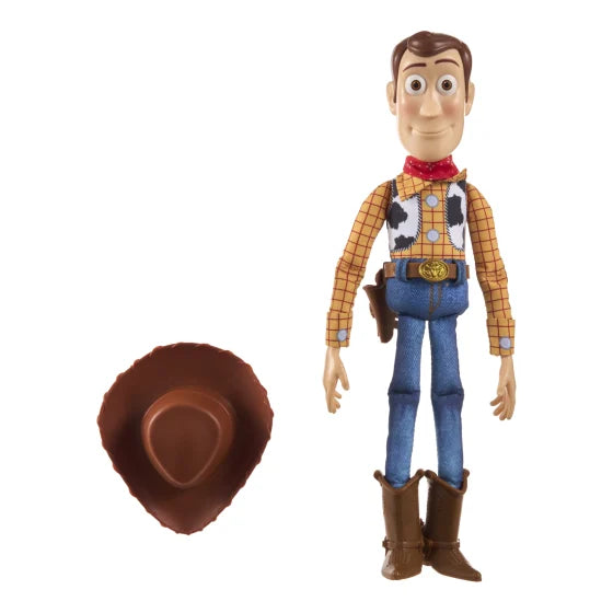 Disney and Pixar Toy Story 5 Playscale 7" Woody Ragdoll, Learning SPACE