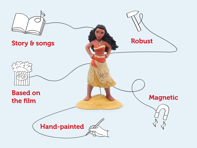 Disney's Moana Tonie – Songs & Story Adventure for Toniebox, Learning SPACE
