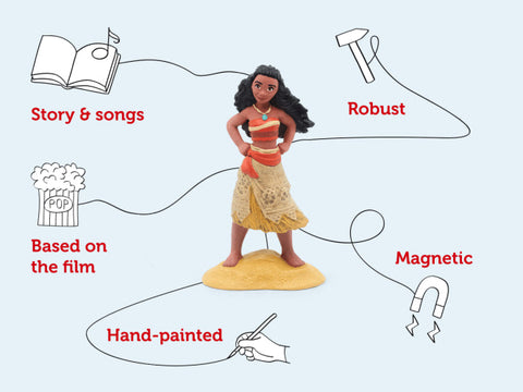 Disney's Moana Tonie – Songs & Story Adventure for Toniebox, Learning SPACE