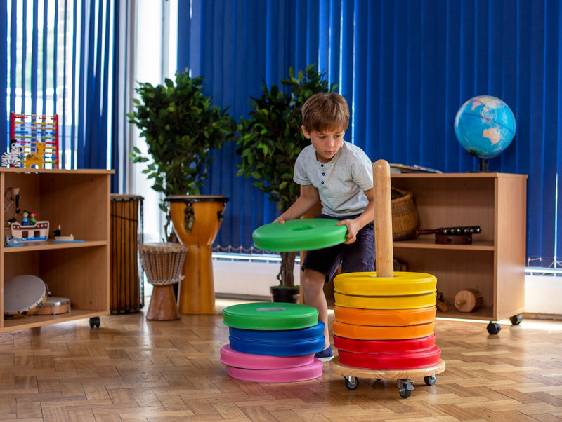 Donut™ Multi-Seat Trolley with 12 Cushions, Learning SPACE