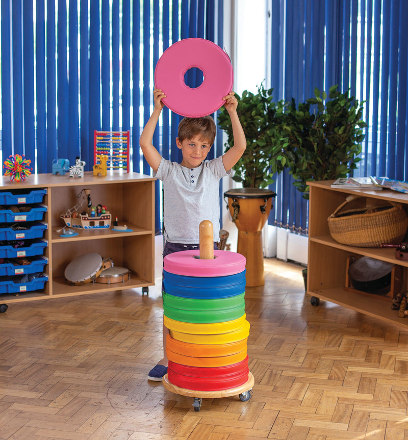 Donut™ Multi-Seat Trolley with 12 Cushions, Learning SPACE