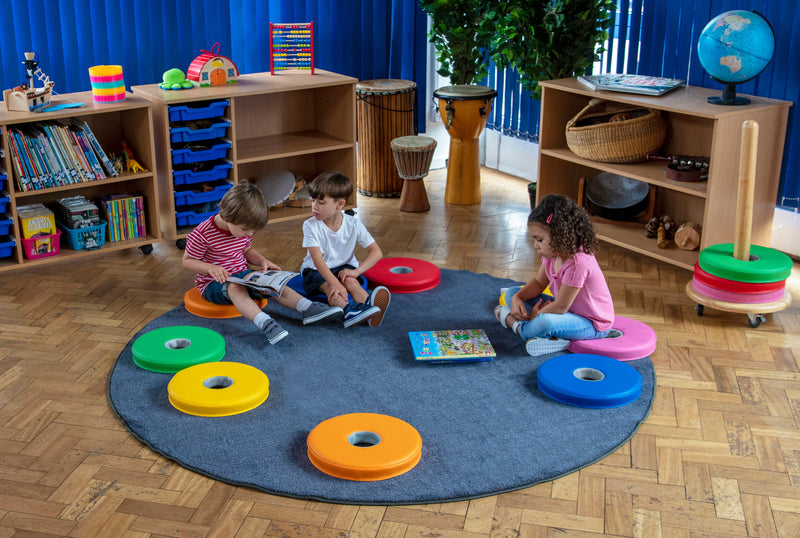 Donut™ Multi-Seat Trolley with 12 Cushions, Learning SPACE