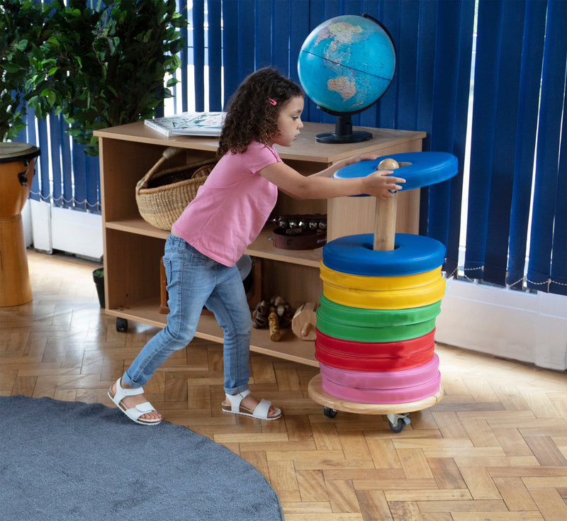Donut™ Multi-Seat Trolley with 12 Cushions, Learning SPACE