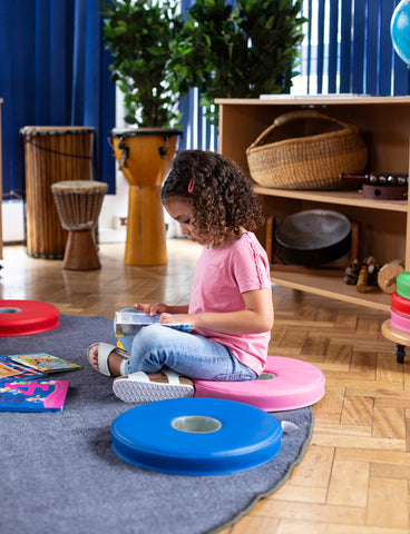 Donut™ Multi-Seat Trolley with 12 Cushions-Classroom Furniture,Classroom Packs,Kit For Kids,Mats,Mats & Rugs,Sit Mats-Learning SPACE