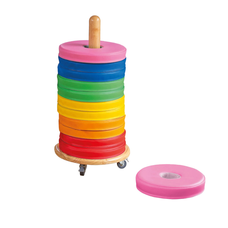 Donut™ Multi-Seat Trolley with 12 Cushions, Learning SPACE