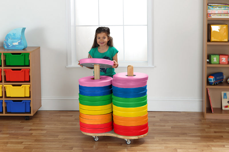 Donut™ Multi-Seat Trolley with 24 Cushions, Learning SPACE