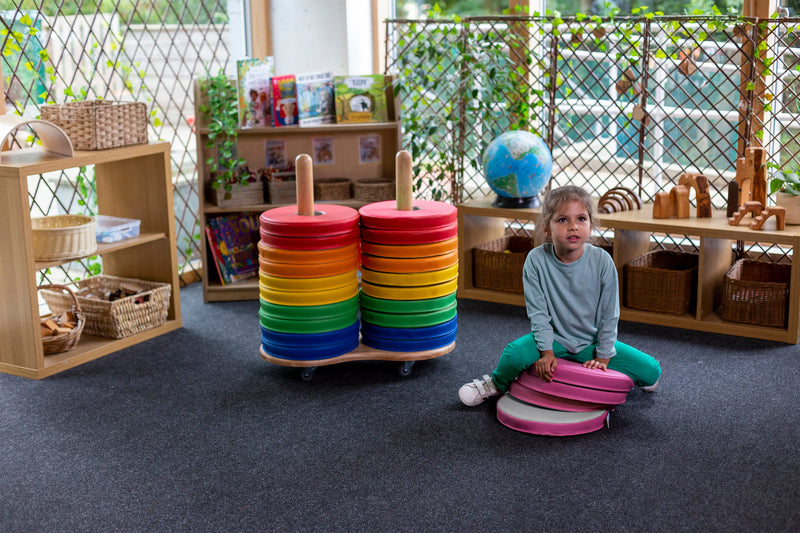 Donut™ Multi-Seat Trolley with 24 Cushions, Learning SPACE