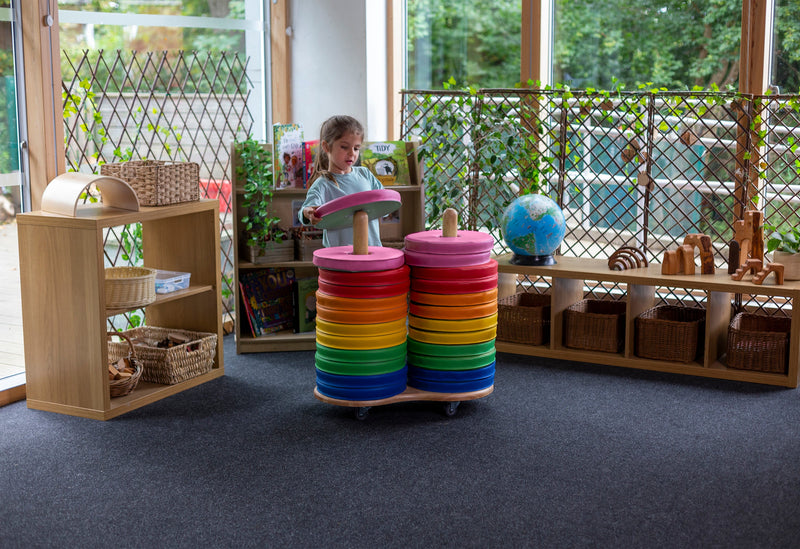 Donut™ Multi-Seat Trolley with 24 Cushions, Learning SPACE