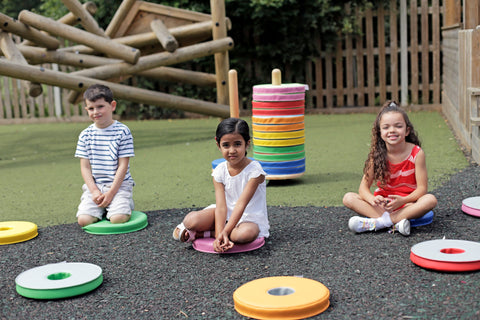 Donut™ Multi-Seat Trolley with 24 Cushions-Classroom Furniture,Classroom Packs,Dropship,Mats,Mats & Rugs,Sit Mats-Learning SPACE