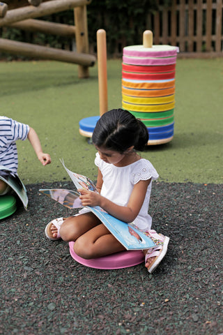 Donut™ Multi-Seat Trolley with 24 Cushions-Classroom Furniture,Classroom Packs,Mats,Mats & Rugs,Sit Mats-Learning SPACE