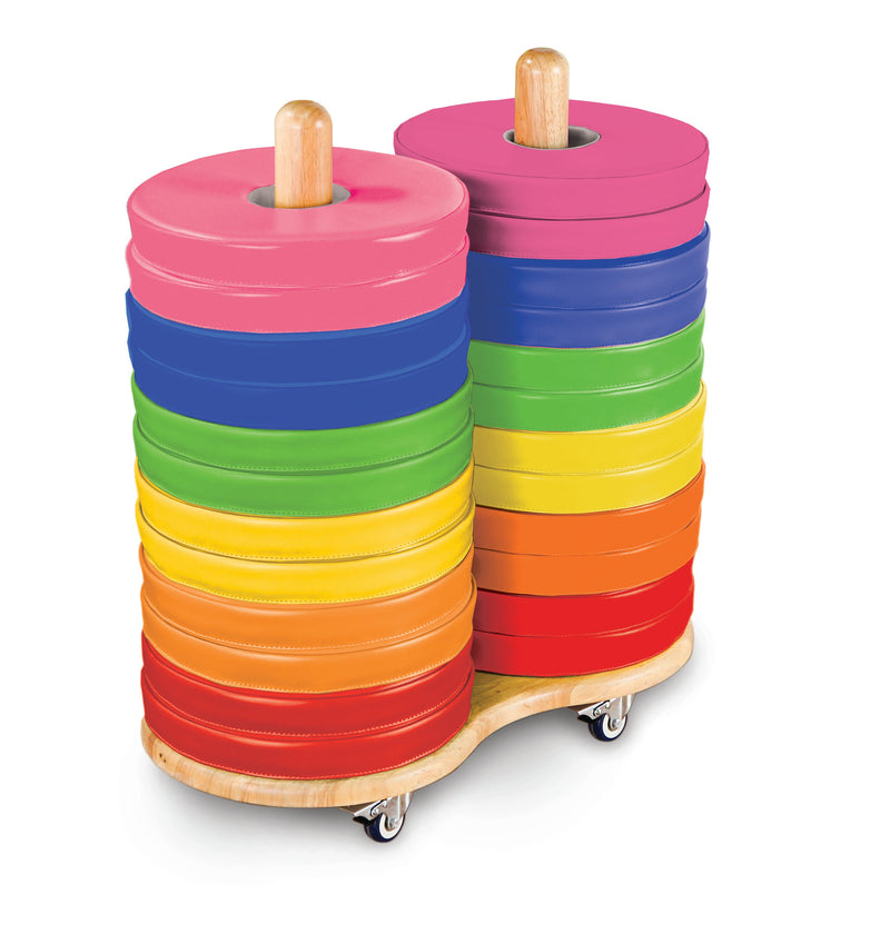 Donut™ Multi-Seat Trolley with 24 Cushions, Learning SPACE
