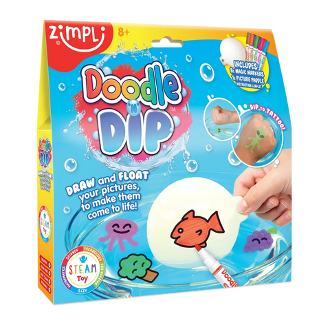 Doodle N' Dip Magic Bath Messy Play Game-Baby Bath. Water & Sand Toys,Messy Play,Water & Sand Toys,Zimpli Kids-Learning SPACE