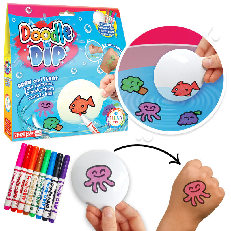 Doodle N' Dip Magic Bath Messy Play Game, Learning SPACE