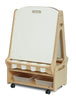 Double-Sided 2 Station Easel with Low Storage Trolley, Learning SPACE