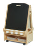 Double-Sided 2 Station Easel with Low Storage Trolley, Learning SPACE