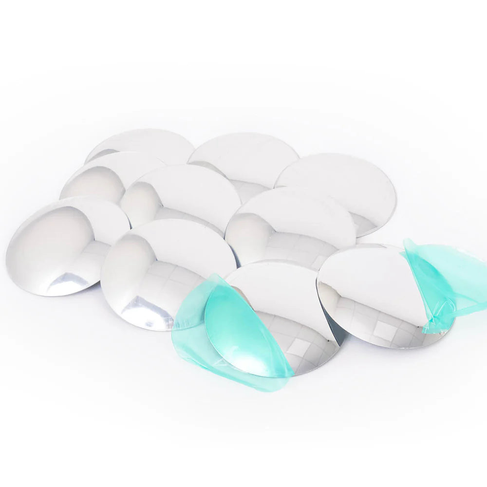 Double Sided Plastic Mirror Concave/convex Pack of 10-AllSensory,EDUK8,Imaginative Play,Light Box Accessories,Mirror,Wall Decor-Learning SPACE