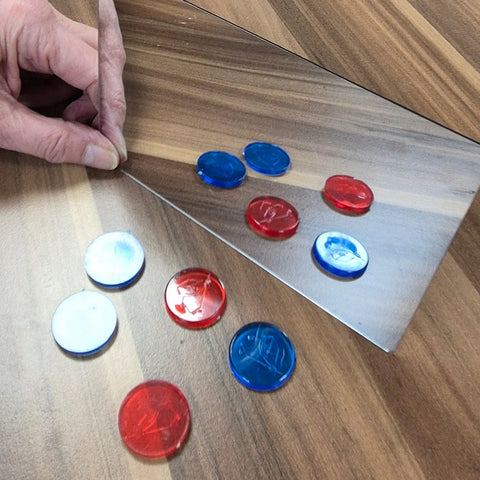 Double Sided Plastic Mirrors 150x100mm Pack of 10-AllSensory,Arts & Crafts,Creative Thinking,Educational Play,EDUK8,Wall Decor-Learning SPACE